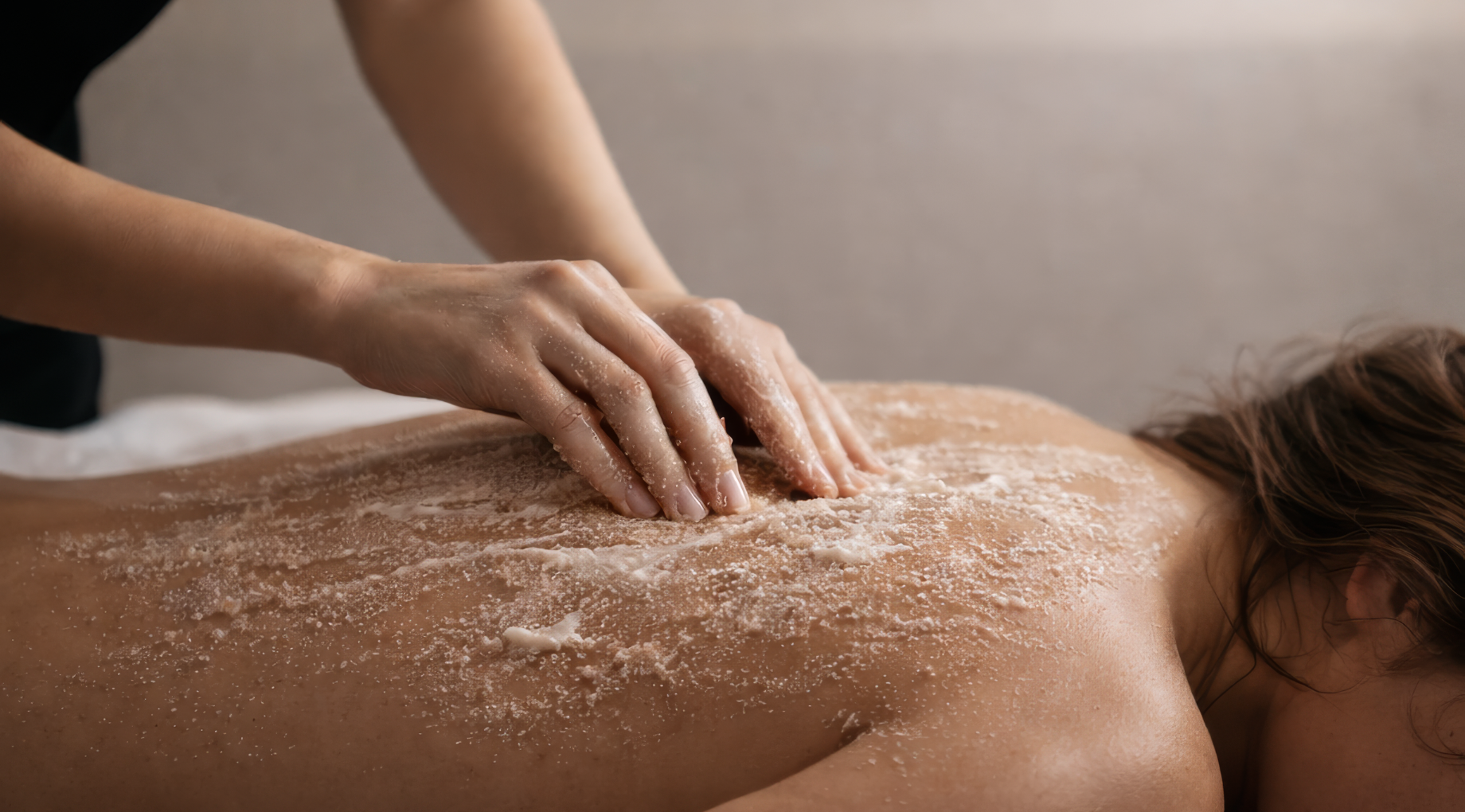 Nouveau soin corps Rituel coco & mangue, utilisant les produits Éminence Organic Skincare, réservez au PAŪS Spa Expérience